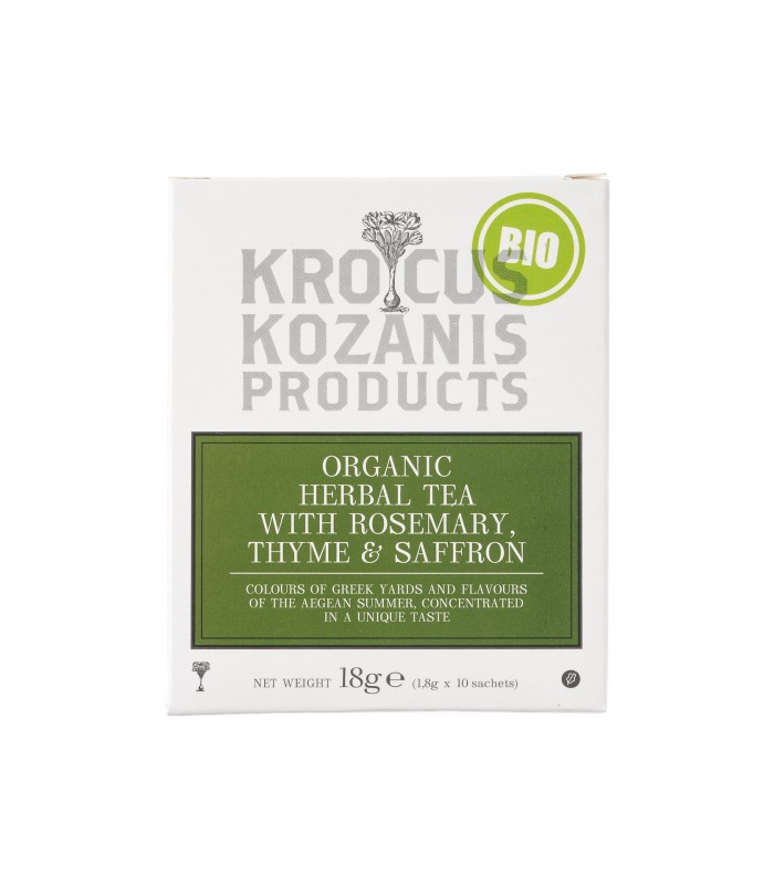 BIO bylinkový čaj s rozmarínom a šafránom 18gr