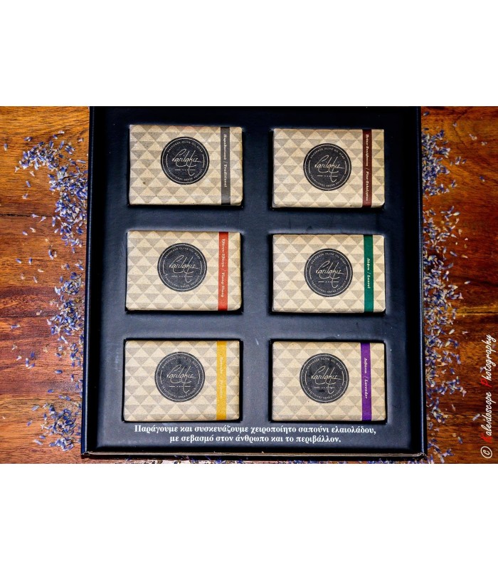 Vasilikis GIFT BOX 6xolivové mydlo
