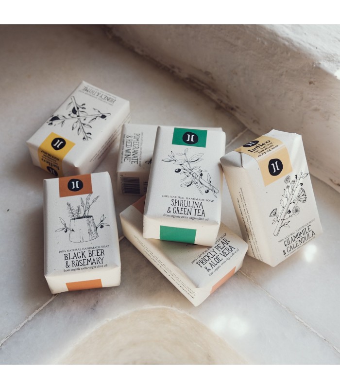 HELLEO - mydlo spirulina/zelený čaj 120gr