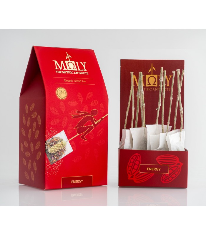 MOLY ENERGY  - BIO bylinkový čaj energia a vitalita RUČNE BALENÉ (10 vrecúšok á 2,30g)