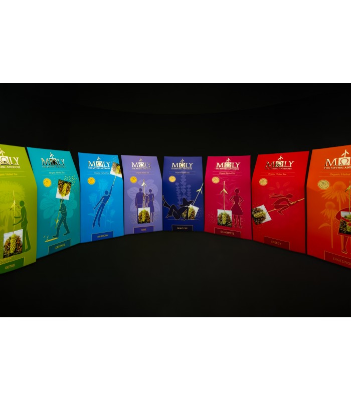 MOLY SILHOUETTE - BIO bylinkový čaj RUČNE BALENÉ (10 vrecúšok á 2,30g)