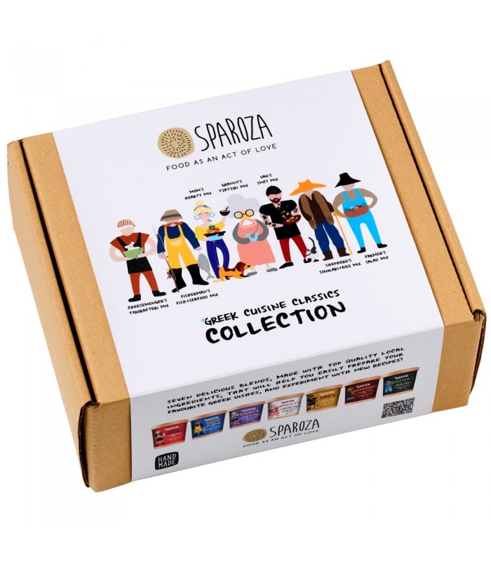SPAROZA - Kolekcia korenia z Gréckej kuchyne 210g - 7 druhov