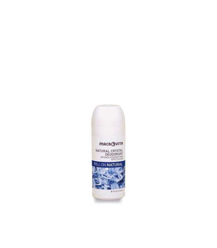 Natural crystal deodorant roll-on natural 75ml