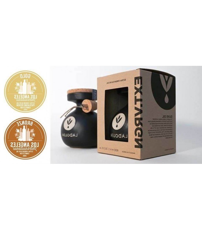 LADOLEA GIFT BOX black pot 600ml EVOO